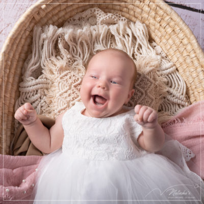 Shooting photo bébé d’1 mois au Studio Mir baby dans le 94