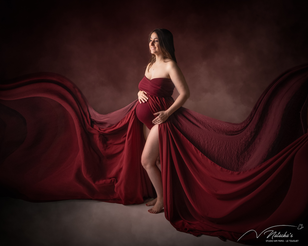 Shooting grossesse avec robes Le Touquet-Paris-Plage - Studio photo Mir  Baby - Photo de grossesse et nouveau-né